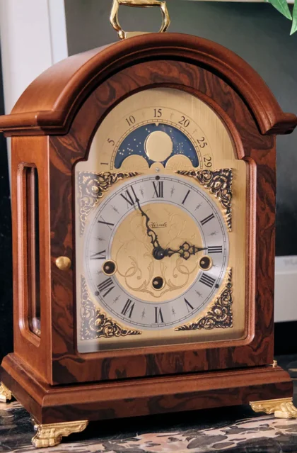 Aimee Walnut Mechanical Clock