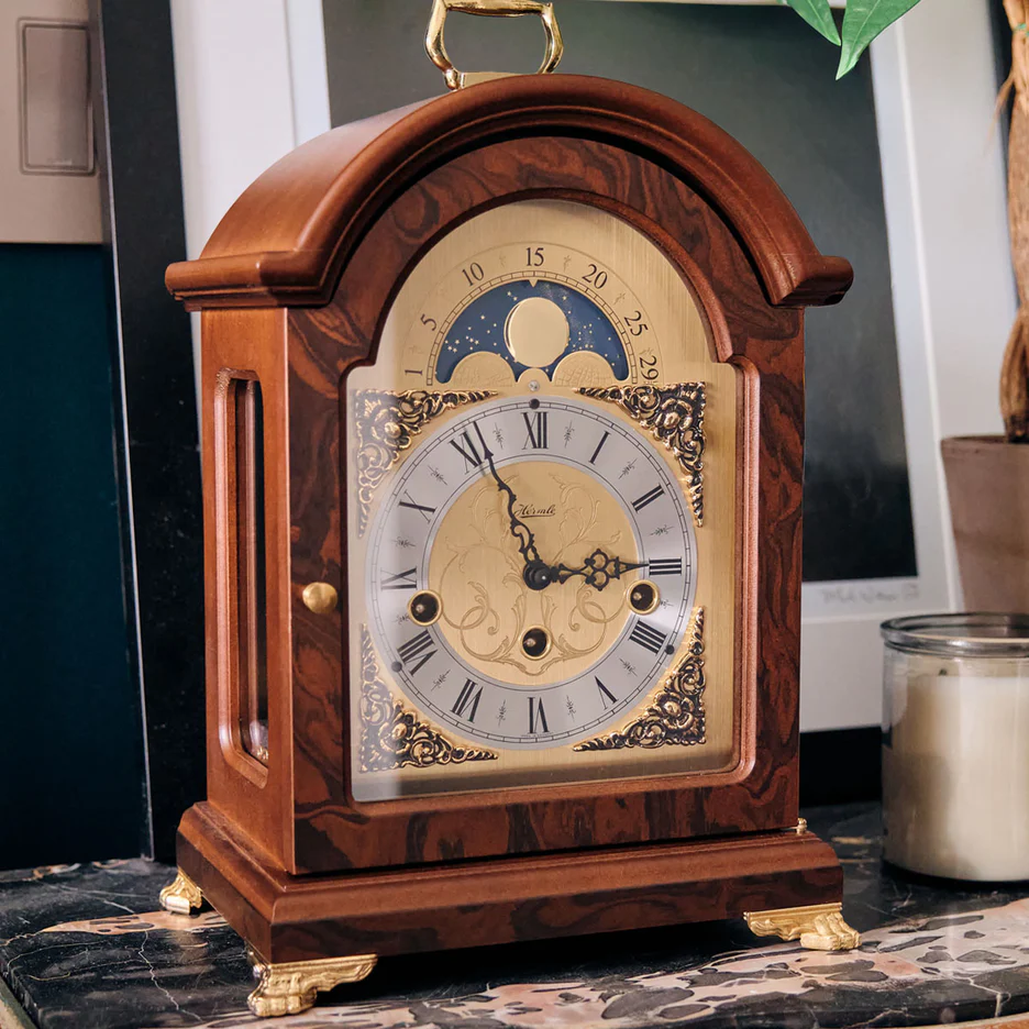 Aimee Walnut Mechanical Clock