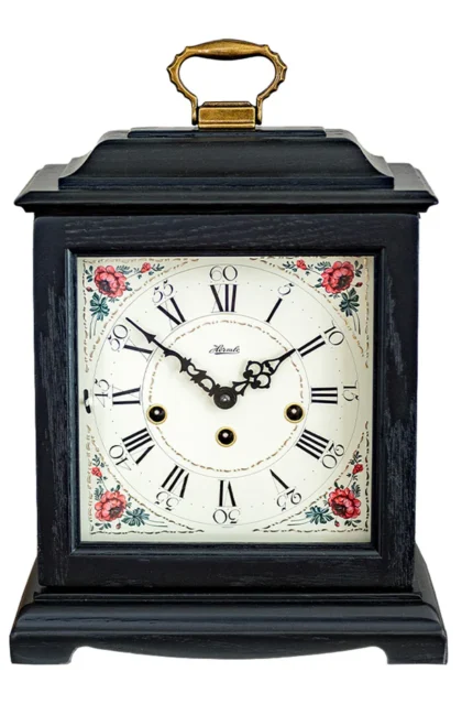 Austen Black Mantel Clock